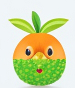 Default a set of cartoon icons animals related to a fruit who 0 copy
